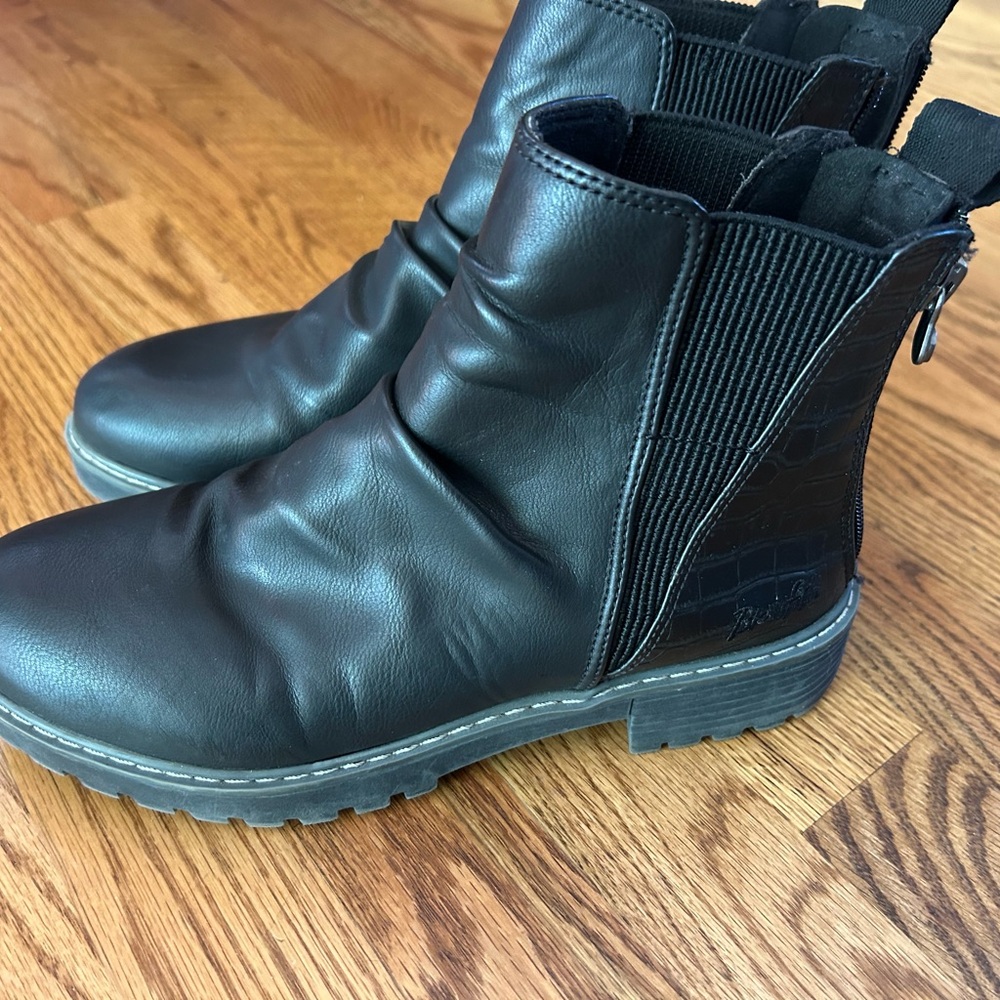 Blowfish Black Rugged Sole Boots